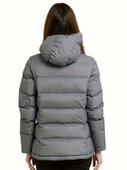 Women's Thermal Hooded Puffer Coat Windproof Outwear