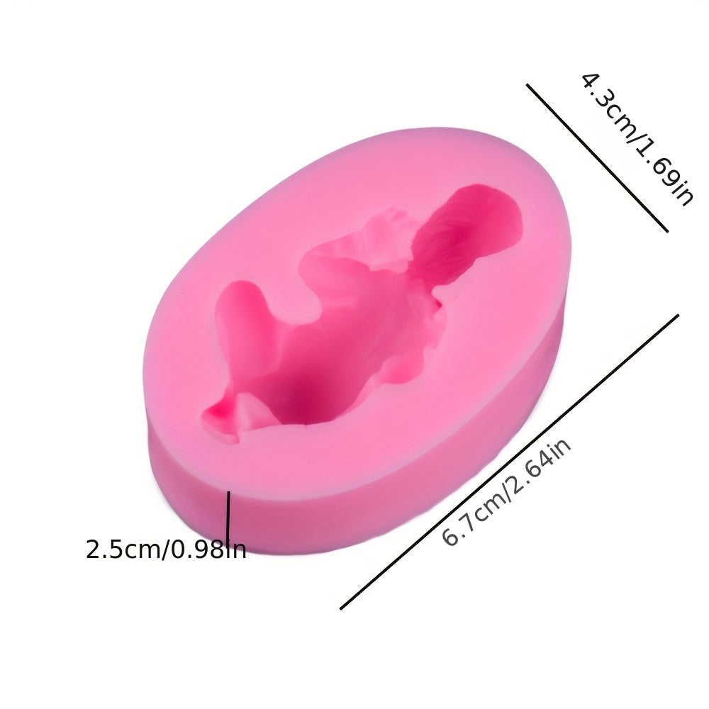 1pcs DIY Sleeping Baby Silicone Mold Cake Fondant Chocolate Decoration Mold