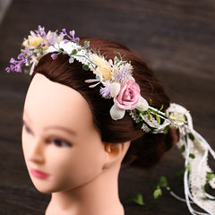 Flower Leaf Headband Tiara Bride Wedding Hair Accessories