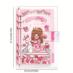 Girls Loose-Leaf Page Journal Diary Book for Students