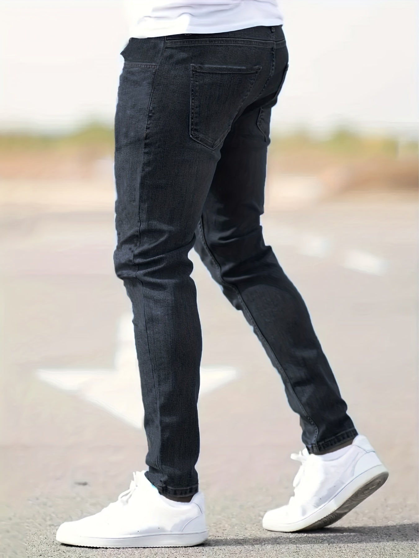Slim Fit Stretch Denim Jeans for Men
