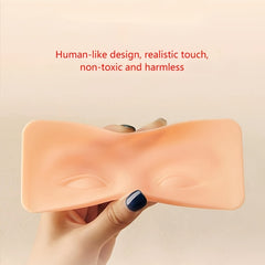 3D Bionic Thickened Silicone Practice Skin for Eyelash Eyebrow Shape