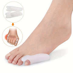 Little Toe Pinkie Corrector Hallux Valgus Silicone Guard Foot Care Separator
