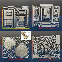 Metal Cutting Stencil Box Die Cuts For Card Decoration DIY Scrapbooking