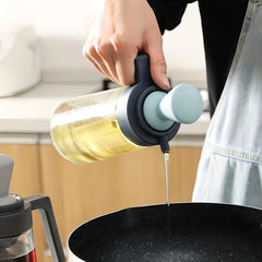 Glass Dispenser Bottle for Kitchen Outdoor BBQ Camping Picnics
