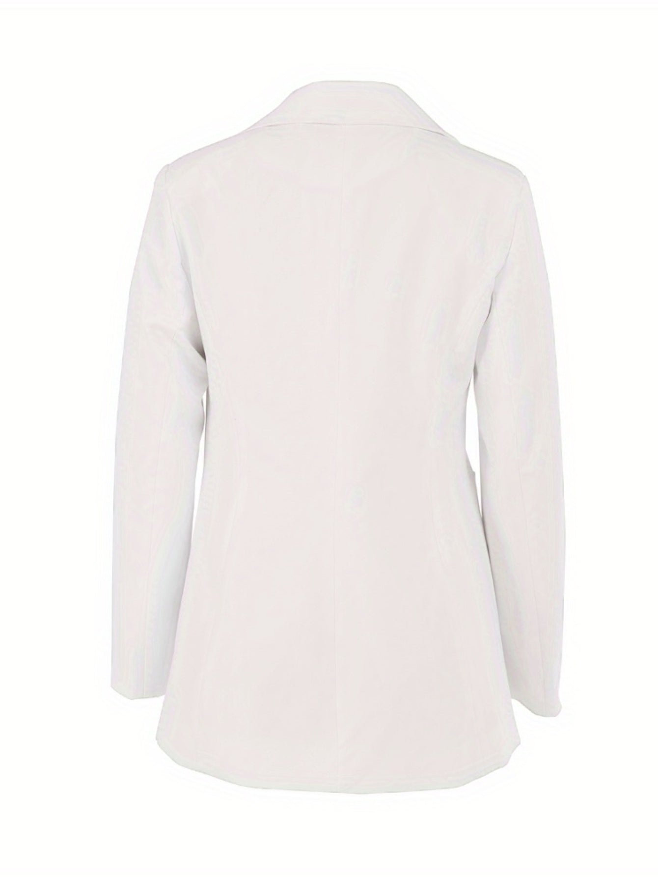 Lapel Neck Single Button Blazer for Women