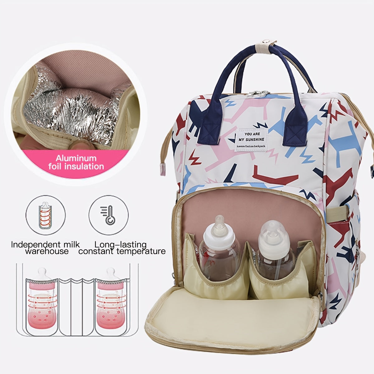 Large Capacity Mommy Bag for Mother and Baby
