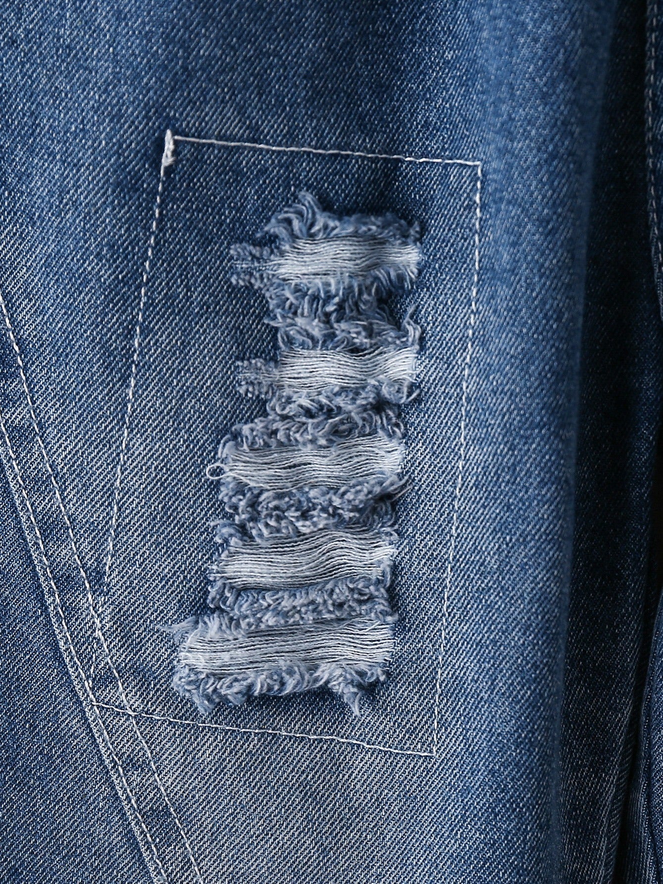 Girls Shredded Harem Jeans with Pocket