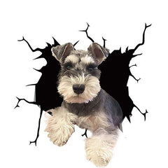 French Bulldog Car Sticker Rear Window Puppy 3D Simulation Vinyl Decal