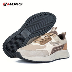Baasploa Men's Breathable Casual Shoes Comfortable Walking Shoes