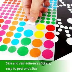 20pcs Funny Puzzle Painting Kits Dot Stickers 10 Different Patterns
