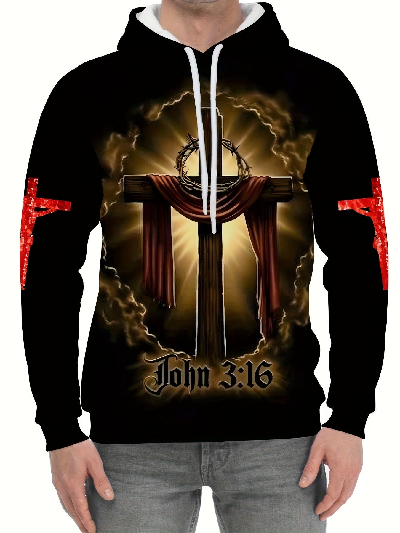 Graphic Hoodie For Men 3D Print Hooded Pullover