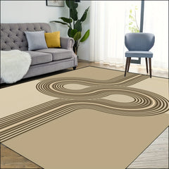 Contemporary Modern Area Rug Living Room Rugs Anti-slip Washable