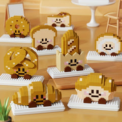 DIY Bread Series Pretzel Building Blocks Ornament
