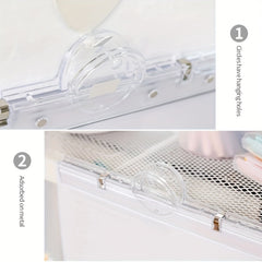 Transparent Tape Magnetic Edge Folder Bill Folder