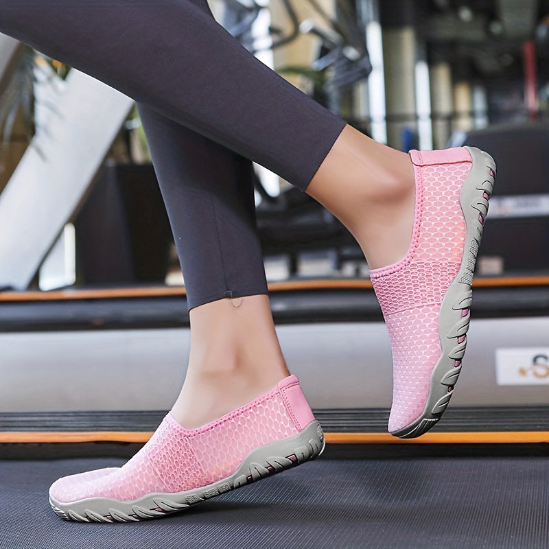 Women's Aqua Shoes Honeycomb Pattern Lightweight for Fitness Swimming & Hiking