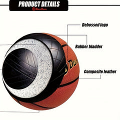DunRun Standard No 7 Basketball Indoor Outdoor Game Training Ball