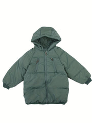 Boys Winter Hooded Puffer Coat Warm Jacket