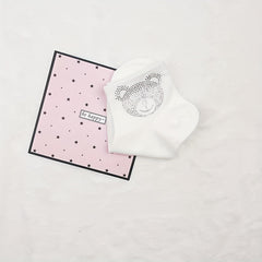 5 Pairs Bear Pattern Crew Short Socks Women's Stockings & Hosiery