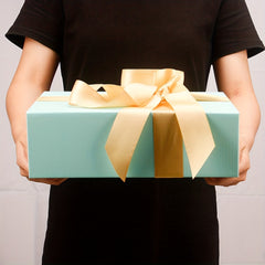 Magnetic Collapsible Gift Box with Ribbon - Great for T Shirts