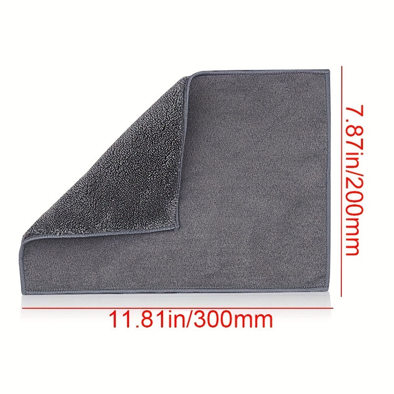 Car Wash Towel Coral Velvet Double-sided Microfiber Car Wipe Cloth