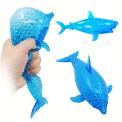 Dolphin Shark Squeeze Ball Toy for Kids & Adults