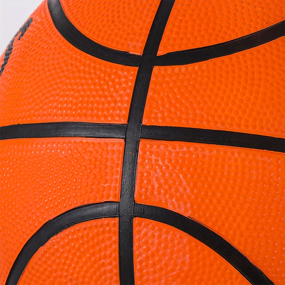 Rubber Basketball Size 7 for Adult with Needle and Net Bag