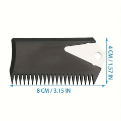 2pcs Surfboard Wax Comb PVC Bodyboard Remover and Cleaner