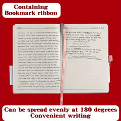 A5 A6 Red Strap Notebook Business Notepad