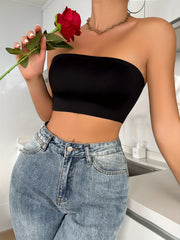 Seamless Strapless Bandeau Bra Soft Stretch Everyday Lingerie