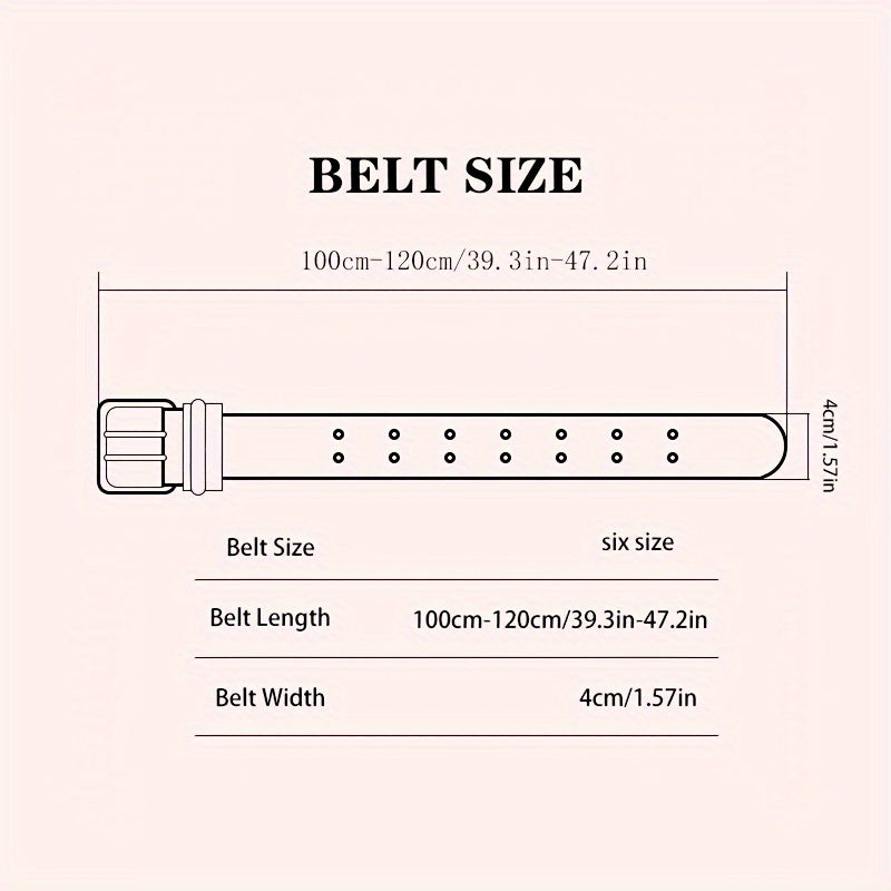Men's Outdoor Casual Belt With Adjustable Buckle