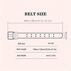 Men's Outdoor Casual Belt With Adjustable Buckle