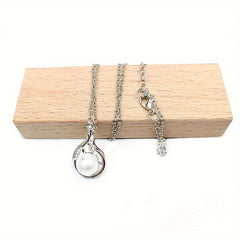 Women Pearl Pendant Necklace Charms Neck Jewelry