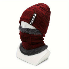 Winter Beanie Hat and Neck Gaiter Set with Ear Protection Face Cover