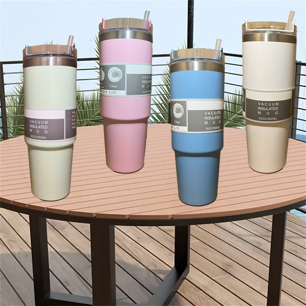 900ml Stainless Steel Water Bottle Insulation Cup For Fitness Outdoor Sports