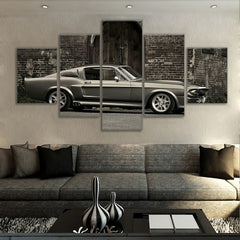 5packs Sports Car Wall Art Sports Car Painting Art Car Living Room Art