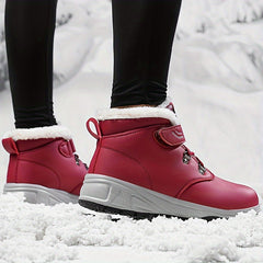 Plush Lined Snow Boots, Warm Winter Shoes