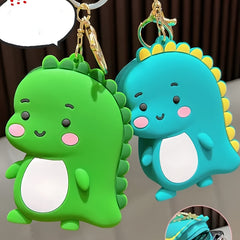 2pcs Dinosaur Keychain Pendant for Car Keys Backpacks Wallet