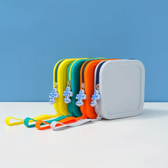 Silicone Zipper Makeup Pouch Waterproof Toiletry Bag