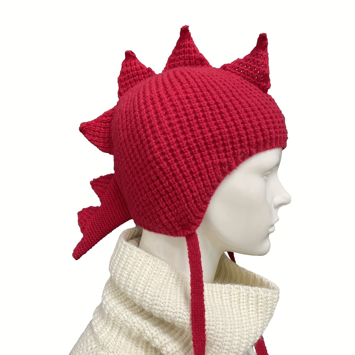 Dinosaur Knitted Beanie Block Cartoon Beanie Knit Hat Unisex