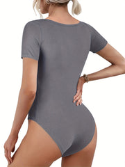 Square Neck Bodysuit Tummy Control Slim Body Shaper Women's Underwear