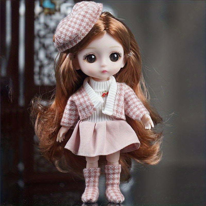 Girl Modern Figure Toy Dress Up Doll Little Princess Toy
