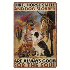In A World Full Of Princesses Be A Cowgirl Tin Sign