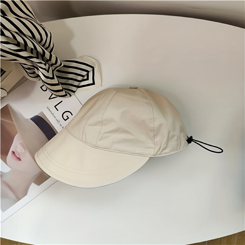 Foldable Sun Hat Wide Brim UV Protection Visor Hat Soft Bucket Hats
