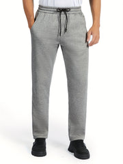 Men's Warm Plush Sweatpants for Autumn Winter