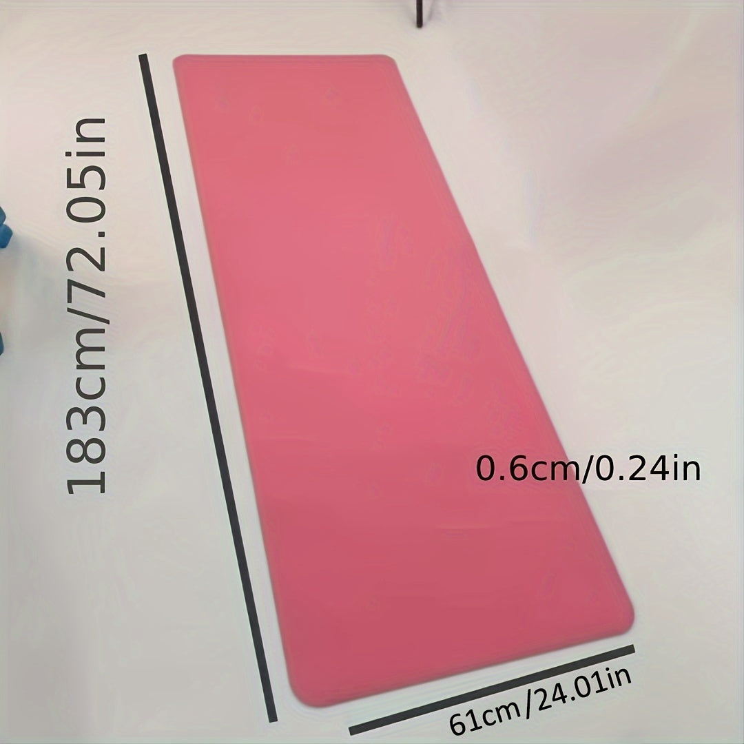 Non Slip TPE Yoga Mat 6MM Thickness Fitness Mat