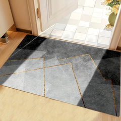 Modern Geometric Area Rug Soft Nordic Anti Slip Machine Washable Rug