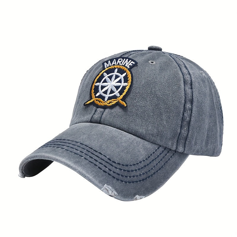 Sturdy Washed Baseball Cap Dad Hat Adjustable Retro Cap
