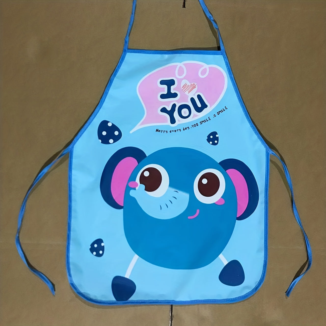 Cartoon Apron Housework Bib Painting Waterproof Sleeveless Blouse