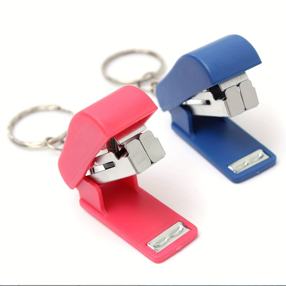 Portable Mini Stapler Keychain for Home Office School Paper